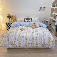 Bộ Chăn Ga Cotton Microfiber 5 Món êm ái, Bọc Nệm Cao 20cm - Thiết Kế Sang Trọng, Thoáng Khí, Giúp Ngủ Ngon Hơn