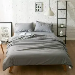 Bộ Chăn Ga Cotton Microfiber 5 Món - êm dịu, thoáng khí, bọc nệm cao 20cm - Giải pháp giấc ngủ hoàn hảo cho mọi nhà