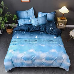 Bộ Chăn Ga Cotton Microfiber 5 Món Cao 20cm - Đệm Bọc Nệm êm ái, An Toàn cho Giấc Ngủ Hoàn Hảo