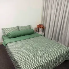 Bộ Chăn Ga Cotton Microfiber Mềm Êm - 5 Món Bọc Nệm Cao 20cm, Thiết Kế Sang Trọng, An Toàn Cho Giấc Ngủ Hoàn Hảo