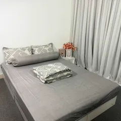 Bộ Chăn Ga Cotton Microfiber Cao Cấp 5 Món - Bọc Nệm 20cm, Êm Ái và Thoáng Khí - Giấc Ngủ Hoàn Hảo