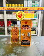 Dầu xoa bóp MINYAK URUT GPU 60ml - Giảm đau cơ, khớp, phù hợp cho vận động viên và massage, chiết xuất 100% thiên nhiên.