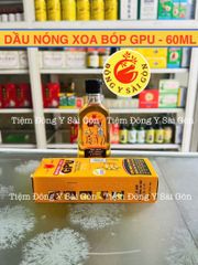 Dầu xoa bóp MINYAK URUT GPU 60ml - Giảm đau cơ, khớp, phù hợp cho vận động viên và massage, chiết xuất 100% thiên nhiên.