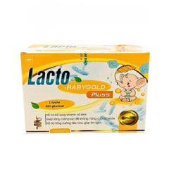 Cốm LACTO BABYGOLD PLUSS - Bổ Sung Vitamin & Kẽm - Tăng Cường Sức Khỏe Trẻ Nhỏ - Hộp 30 Gói x 3gr