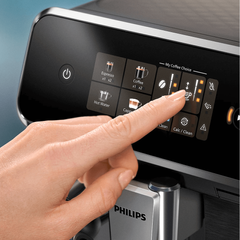 Máy Pha Cà Phê Philips EP2330/10 - Máy Pha Espresso, Cappuccino, Coffee - Cảm Ứng Hiện Đại, Hoạt Động Êm Ái, Dung Tích 1.8L