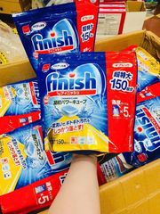 Viên Rửa Bát Finish Nhật Bản 150 Viên - Giúp Rửa Sạch Chén Bát, Tiết Kiệm Thời Gian và Công Sức, Sản Phẩm Chính Hãng
