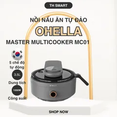 Nồi Nấu Ăn Đa Năng OHELLA Master Multicooker MC01 - Nhập Khẩu Hàn Quốc, Dung Tích 3.5L, Công Suất 1200W, Nấu Tự Động, Chống Dính Cao Cấp