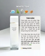 Nước hoa Elizabeth Arden White Tea Eau Florale 10ml - Hương thơm thanh khiết, nhẹ nhàng, tinh tế cho phái đẹp, món quà hoàn hảo cho mọi dịp
