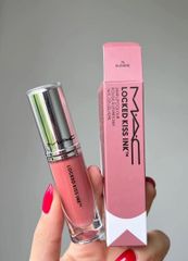 Son Kem Mac 76 Locked INK Blushing 76 - Son Môi Mềm Mịn, Bám Màu Lâu, Màu Hồng Phớt Quyến Rũ, Mỹ Phẩm Cao Cấp, Chăm Sóc Đôi Môi