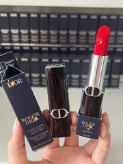 Son Dior Velvet 760 Favorite - Son Môi Đỏ Thuần Sang Trọng, Dưỡng Ẩm, Chất Son Mịn Mượt, Phù Hợp Mọi Dịp