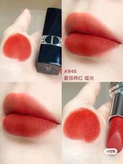 Son Dior Rouge Dior 846 Concorde - Son Môi Velvet Chất Lượng Cao, Dưỡng Ẩm, Đen Sang Trọng - Màu Đỏ Quyến Rũ 3.5g