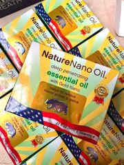 Dầu Nóng Con Gấu NaNo Oil Nature Nano - Hỗ Trợ Cải Thiện Sức Khỏe Xương Khớp - Hộp 6 Chai Thiết Kế Tiện Lợi