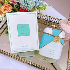 Hộp quà tặng Armaf Le Parfait Pour Femme Azure EDP 100ml + Nến Thơm + Hoa Tươi - Quà Tặng Quyến Rũ Cho Phái Đẹp