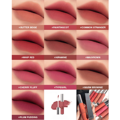 Son Kem Lỳ Mịn Môi 3CE Hazy Lip Clay Nắp Bạc 4gr - Màu Thời Thượng, Chất Son Matte Lấp Đầy Rãnh Môi, Chất Lượng Cao Từ Hàn Quốc