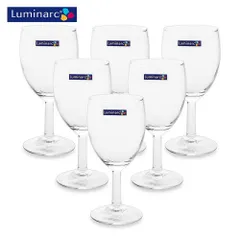 Bộ 6 Ly Vang Thủy Tinh Luminarc Cao Cấp 140ml - Sang Trọng, An Toàn, Hàng Chính Hãng, Dùng Trong Máy Rửa Bát