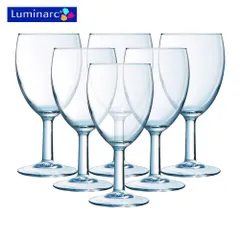 Bộ 6 Ly Vang Thủy Tinh Luminarc Cao Cấp 140ml - Sang Trọng, An Toàn, Hàng Chính Hãng, Dùng Trong Máy Rửa Bát