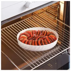 Khay Nướng Thủy Tinh Luminarc Trianon Oval 36x28cm - An Toàn Cho Lò Nướng, Lò Vi Sóng Và Máy Rửa Bát - Hàng Chính Hãng Pháp