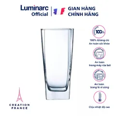 Bộ 6 cốc thủy tinh Luminarc Sterling 330ml - Chất liệu cường lực, an toàn cho sức khỏe, thiết kế hiện đại, hàng chính hãng
