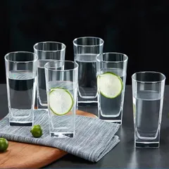 Bộ 6 cốc thủy tinh Luminarc Sterling 330ml - Chất liệu cường lực, an toàn cho sức khỏe, thiết kế hiện đại, hàng chính hãng