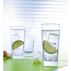 Bộ 6 cốc thủy tinh Luminarc Sterling 330ml - Chất liệu cường lực, an toàn cho sức khỏe, thiết kế hiện đại, hàng chính hãng