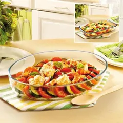 Khay Nướng Thủy Tinh Hình Ovan Arcuisine 39x27cm - An Toàn Trong Lò Nướng và Lò Vi Sóng - Xuất Xứ Pháp