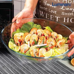 Khay Nướng Thủy Tinh Hình Ovan Arcuisine 39x27cm - An Toàn Trong Lò Nướng và Lò Vi Sóng - Xuất Xứ Pháp