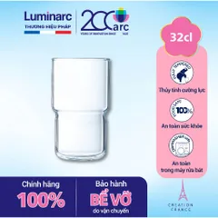 Bộ 6 cốc thủy tinh cao Arcoroc LogT 320ml V4127 - An toàn cho sức khỏe, thiết kế hiện đại, hàng chính hãng
