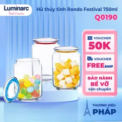 Hũ thủy tinh đựng thực phẩm Luminarc 750ml - Q0190 | Hàng chính hãng