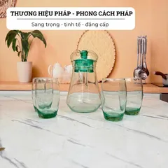 Bộ Bình Ly Thủy Tinh Luminarc ARC 5 Chi Tiết - Sang Trọng, Hiện Đại, Dùng Cho Gia Đình và Văn Phòng, Chất Liệu An Toàn, Dễ Dàng Vệ Sinh