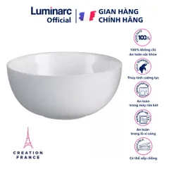 Bộ 6 Bát Thủy Tinh Luminarc Diwali Granit 12cm P9204 - Bát Con Ăn Cơm An Toàn Và Đẹp Mắt, Hàng Chính Hãng Pháp