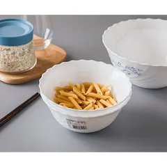 Bộ 5 Bát Thủy Tinh Luminarc Trianon J3190 - 1 Bát Tô Canh 24cm & 4 Bát Ăn Cơm 12cm - Sang Trọng & Bền Bỉ, An Toàn Trong Lò Vi Sóng