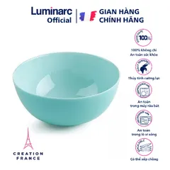 Bộ 6 Bát (Chén) Cơm Thủy Tinh Luminarc Diwali Xanh Ngọc 12cm P9201*6 - Hàng Chính Hãng Sang Trọng, An Toàn Khi Dùng
