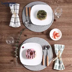 Đĩa Thủy Tinh Nông Lòng Luminarc Lotusia 25cm - Đồ Gia Dụng Sang Trọng Chính Hãng Pháp, An Toàn Sử Dụng