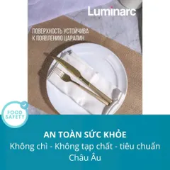 Bộ 6 Đĩa Thủy Tinh Nông Lòng Luminarc Cannes 19cm - An Toàn Lò Vi Sóng, Kháng Vỡ, Dễ Dàng Vệ Sinh