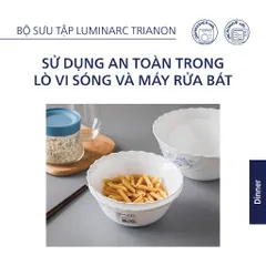 Tô Phở Thủy Tinh Luminarc Trianon 18cm An Toàn, Chịu Nhiệt, Dùng Trong Lò Vi Sóng - Đồ Gia Dụng Nhà Bếp Cao Cấp