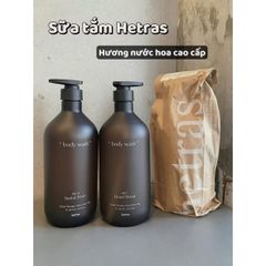 Sữa Tắm Hetras Body Wash No 20 Santal Fresh 1013ml - Dưỡng ẩm, Làm sạch Da - Hương Gỗ Đàn Hương Thư Giãn tự nhiên