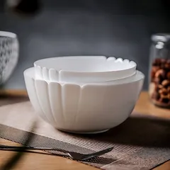 Bộ 6 bát tô thủy tinh Luminarc Lotusia 21cm - Chén canh, salad cao cấp, hàng chính hãng, sang trọng, dễ dàng vệ sinh