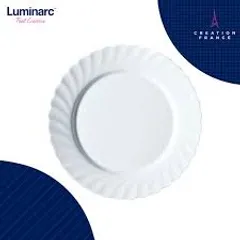 Bộ 6 đĩa thủy tinh cường lực Luminarc Trianon 20cm - An toàn lò vi sóng, chống xước, tiện ích cho bàn ăn
