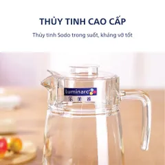 Bộ 2 Bình Thủy Tinh Luminarc Tivoli 1.6L - Bình Đựng Nước Cao Cấp, An Toàn Sức Khỏe, Thiết Kế Hiện Đại, Hàng Chính Hãng