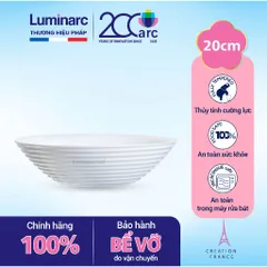 Bộ 6 Bát Tô Thủy Tinh Luminarc Harena 20cm N5416 - An Toàn Lò Vi Sóng, Hàng Chính Hãng, Phong Cách Hiện Đại