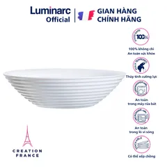 Bộ 6 Bát Tô Thủy Tinh Luminarc Harena 20cm N5416 - An Toàn Lò Vi Sóng, Hàng Chính Hãng, Phong Cách Hiện Đại
