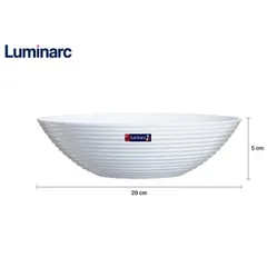 Bộ 6 Bát Tô Thủy Tinh Luminarc Harena 20cm N5416 - An Toàn Lò Vi Sóng, Hàng Chính Hãng, Phong Cách Hiện Đại