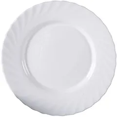 Bộ 6 Đĩa Thủy Tinh Luminarc Trianon 25cm - Chịu Nhiệt, An Toàn Lò Vi Sóng, Hàng Chính Hãng Từ Pháp