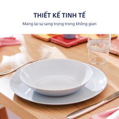 Bộ bát đĩa thủy tinh Luminarc Diwali 15 chi tiết DW 15L - An toàn lò vi sóng, máy rửa bát, thiết kế hiện đại, chịu va đập tốt