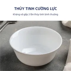 Bộ bát đĩa thủy tinh Luminarc Carine 15 món CR15C an toàn, cao cấp, không chì - Đồ gia dụng bếp hiện đại, sang trọng
