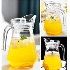 Bộ 2 Bình Đựng Nước Thủy Tinh Luminarc ARC Màu Trắng 1.3L - Thiết Kế Hiện Đại, An Toàn Và Tiện Lợi cho Bếp Nhà Bạn