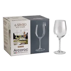 Bộ 6 Ly Rượu Vang Thủy Tinh Senso Arcoroc G3805 35cl - Hàng Chính Hãng Cao Cấp, An Toàn Cho Sức Khỏe, Thiết Kế Hiện Đại