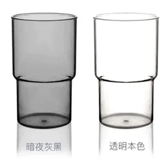 Bộ 6 cốc thủy tinh Arcoroc Log T Grey 320ml - Cốc cao màu xám an toàn cho sức khỏe, chính hãng, tiện dụng cho nhà bếp