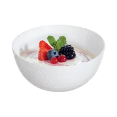 Bát Tô Thủy Tinh Luminarc Pampille White 24cm Q4661 - Tô Đựng Salad Sang Trọng, Thủy Tinh Không Chì, Phong Cách Hiện Đại