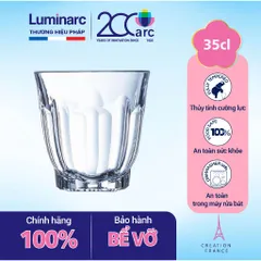 Bộ 6 cốc thủy tinh Arcoroc ArcadieT 350ml - An toàn, hiện đại, thiết kế tinh tế cho không gian bếp  - Hàng chính hãng